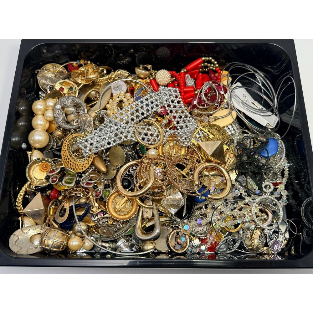 HUGE! Vintage to Now LOT Estate Jewelry Unsearched, Untested - 5 POUNDS